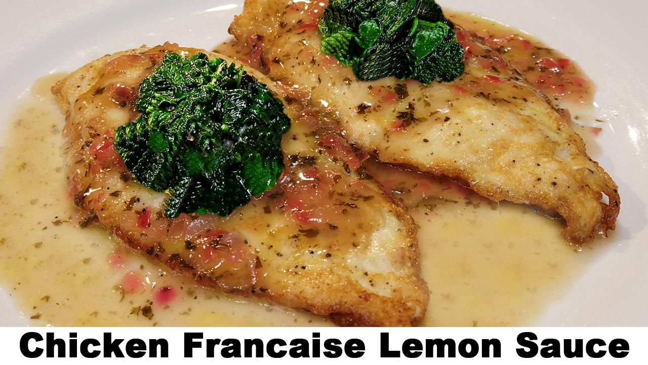 Easy Chicken Francaise Recipe with Buttered Spinach