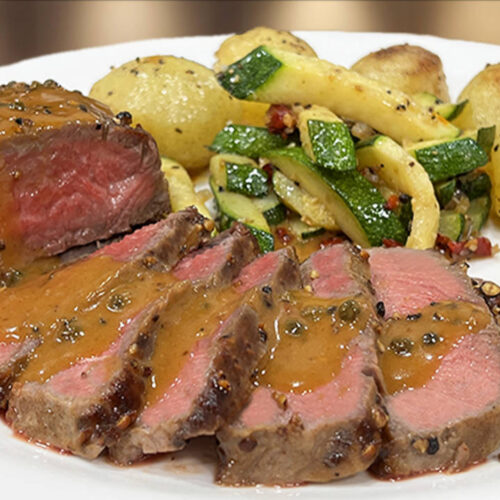 Steak Au Poivre Recipe (Peppercorn Steak)
