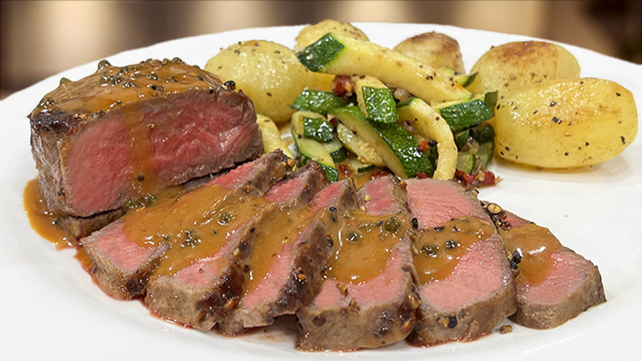 Steak Au Poivre Recipe (Peppercorn Steak)