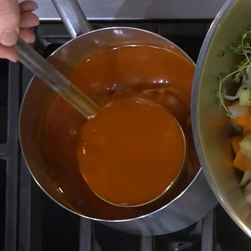 Classic and Essential Beef Stock Chef Jean Pierre