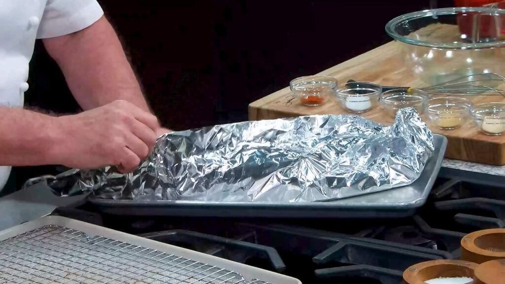 Wrap BBQ Ribs in Foil Before Cooking