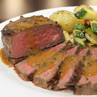 Steak au Poivre (Peppercorn Steak)