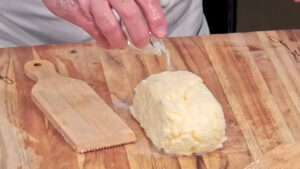 How to Make French Butter - add salt to your butter